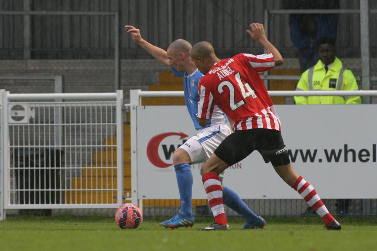 Eastleigh v Lincoln City in the first round of the FA Cup.