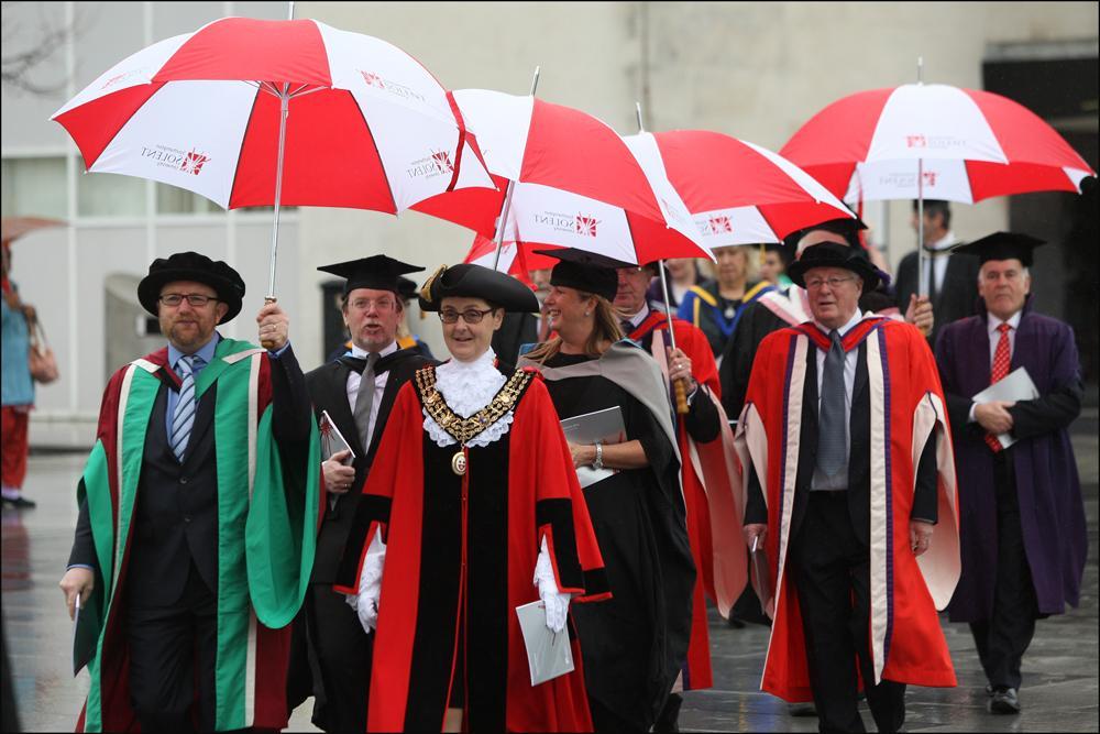 Southampton Solent University students celebrate graduation