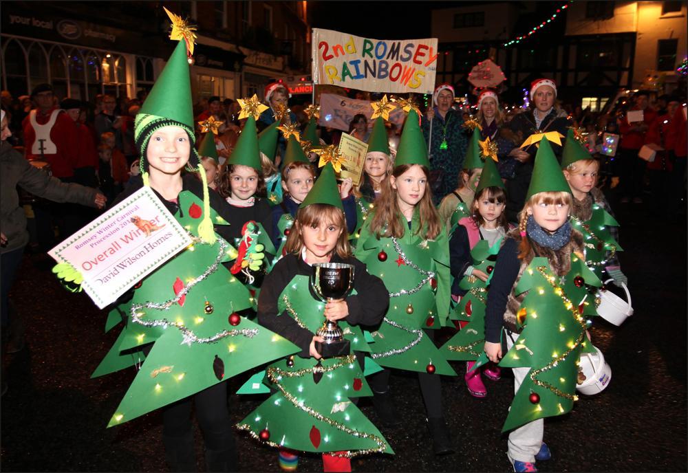 Romsey and Eastleigh switch on their Christmas lights and celebrate the start of the festive period.