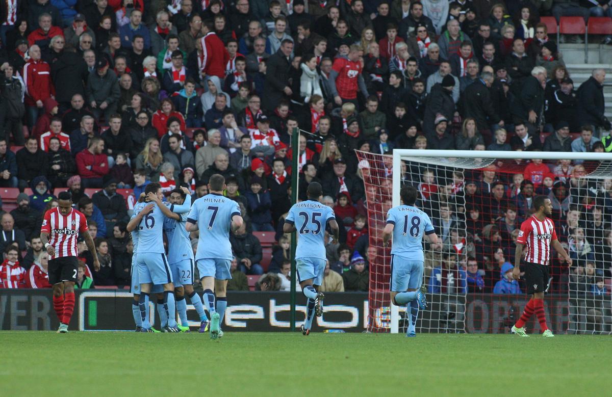 Southampton v Manchester City, Premier League, November 30, 2014