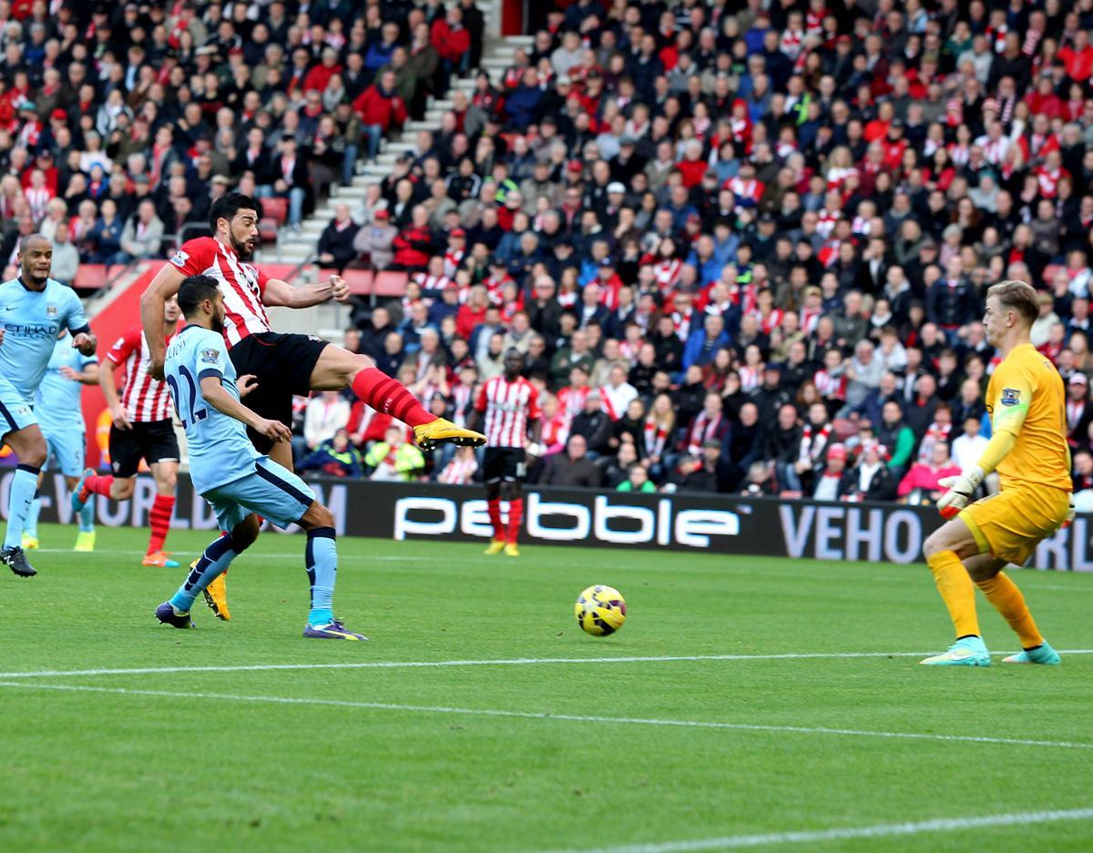 Southampton v Manchester City, Premier League, November 30, 2014