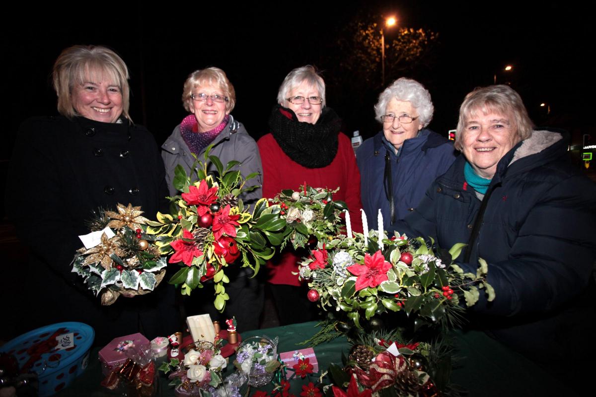 Christmas lights switch-on in Hedge End. December 4, 2014.