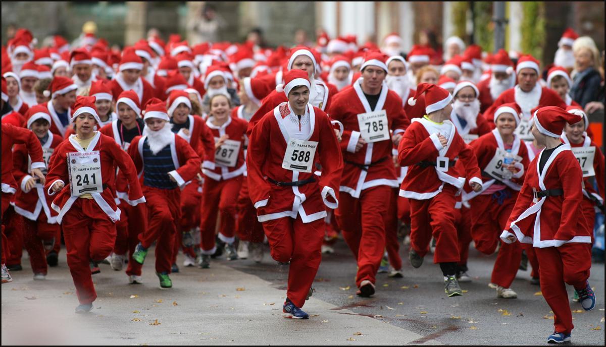 Santas go on the run all over Hampshire