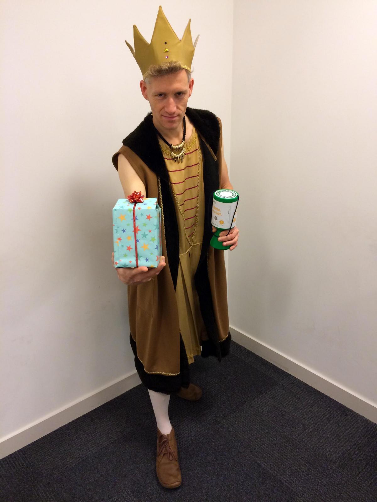 Saul Duck as one of the Three Kings