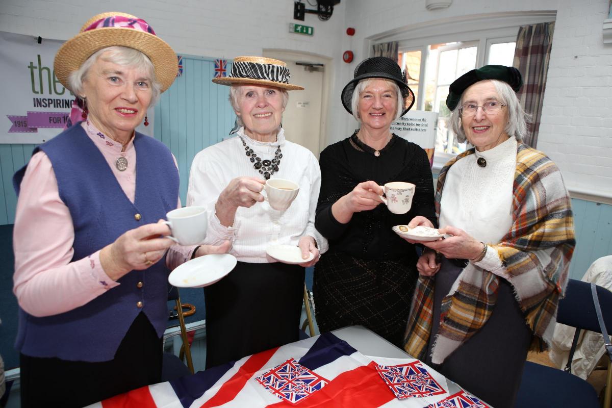 Pictures from the WI Centenary Baton events. The Twyford Group at Bursledon Village Hall.