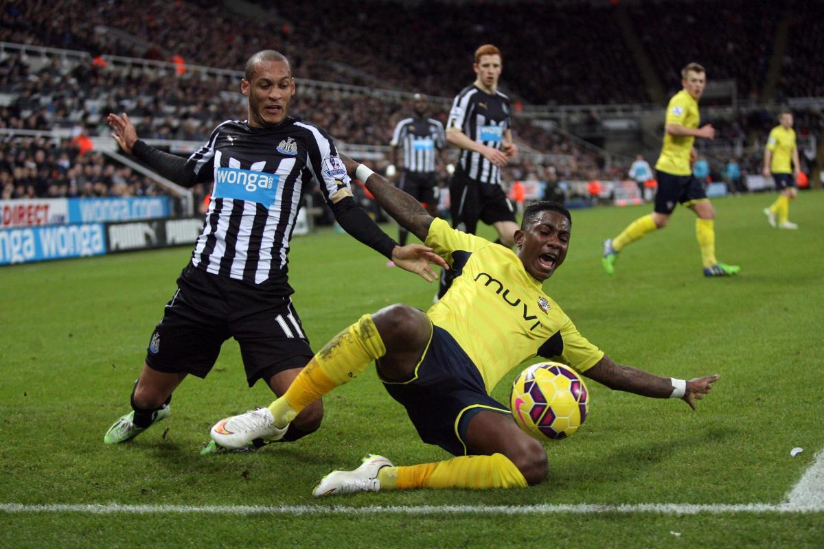 Images from Saints' visit to St James' Park to take on Newcastle United in the Premier League on Saturday, January 17, 2015.