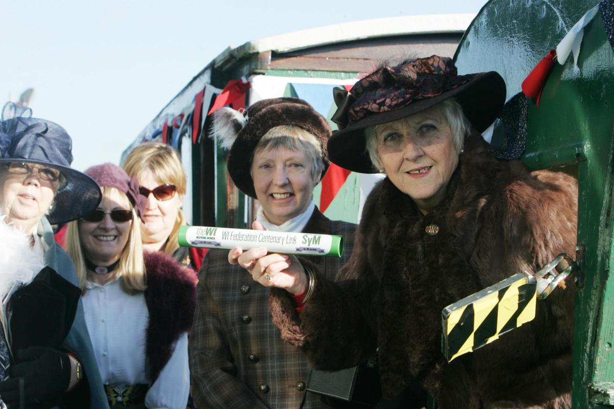 Pictures from the WI Centenary Baton events. Beaulieu Group.