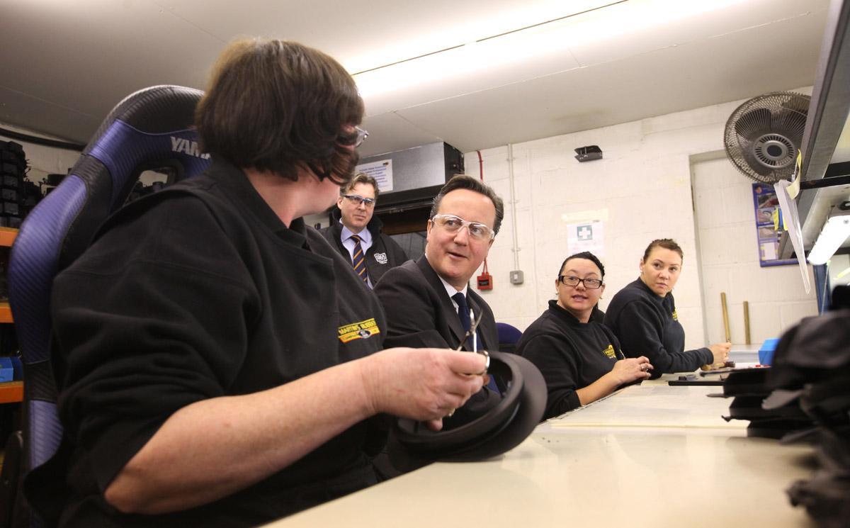  Prime Minister David Cameron visits Hampshire