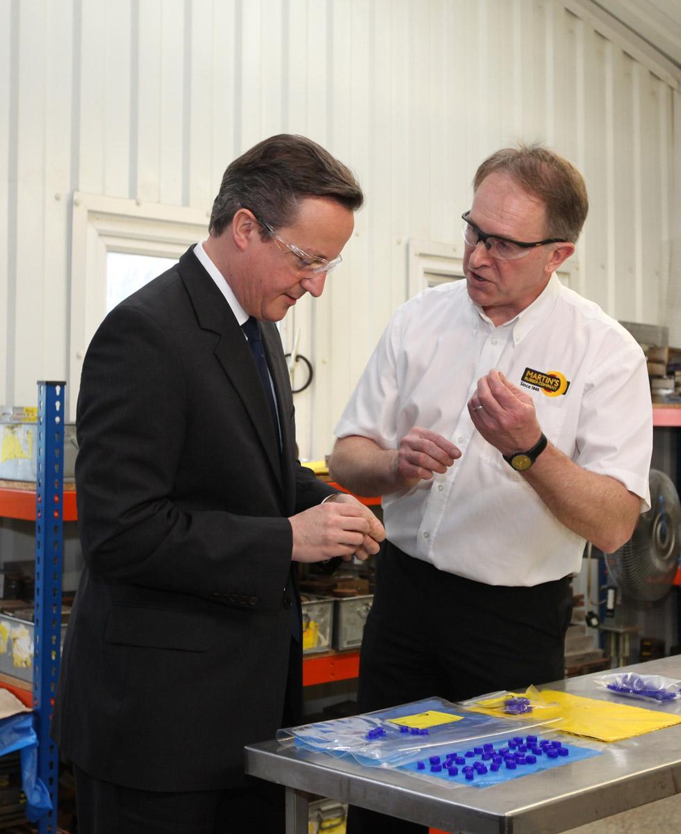  Prime Minister David Cameron visits Hampshire