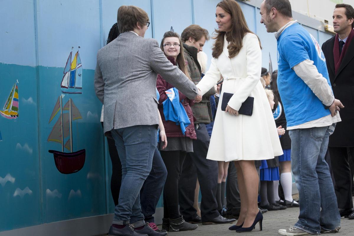 Duchess of Cambridge in Hampshire. Picture by Mark Lloyd.