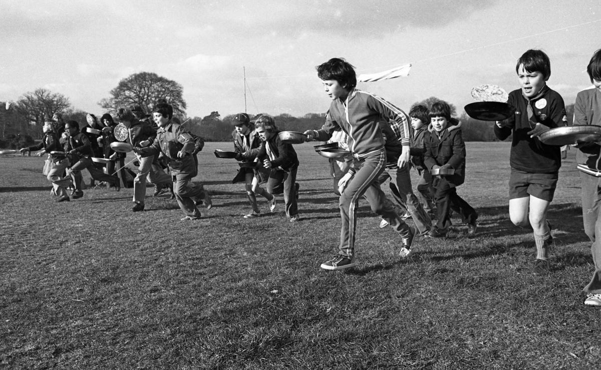 Scouts on Southampton Common on February 11, 1978