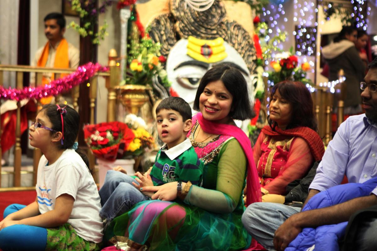 Picture from Vedic Society's Maha Shivratri celebrations