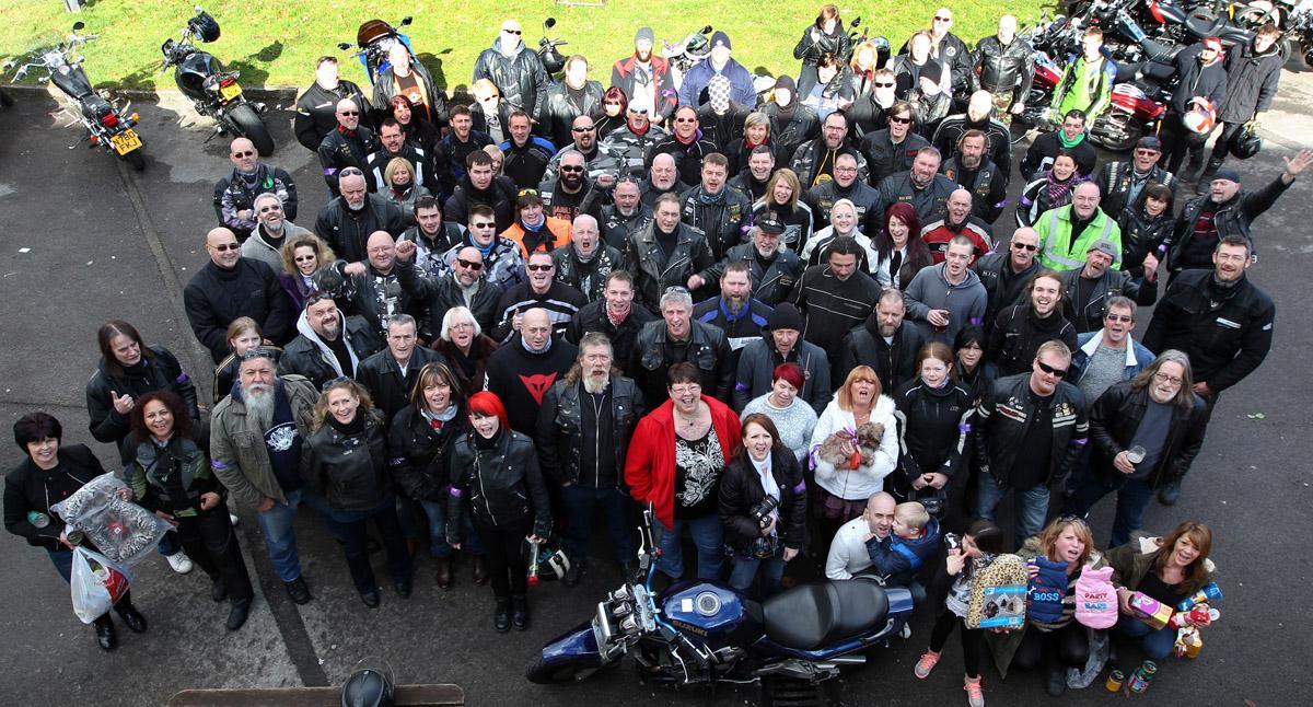 Huge ride out in memory of  popular biker Carol 'Bubbles' Carr