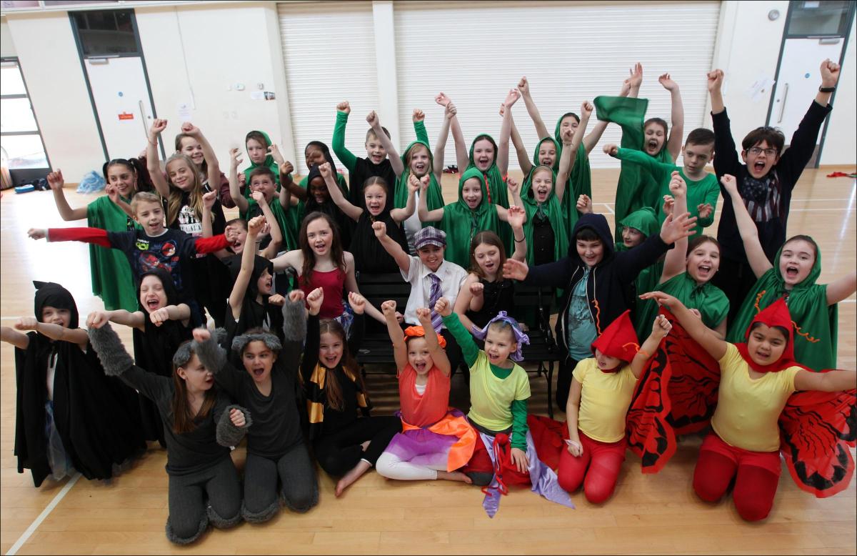 Harefield Primary School. Picture from Rock Challenge 2015.