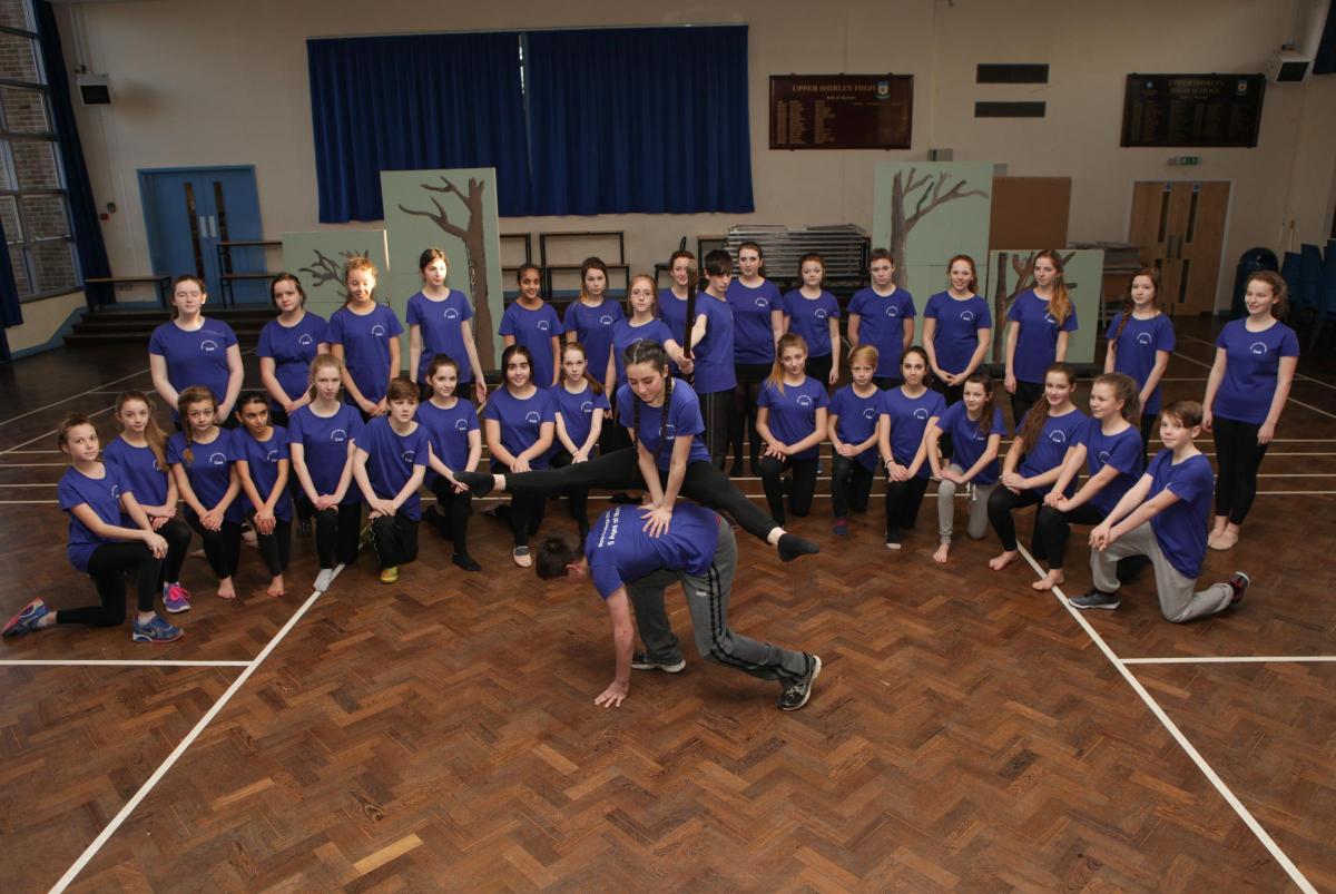 Upper Shirley High School. Picture from Rock Challenge 2015.