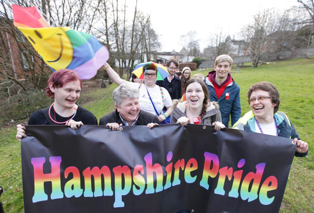 Picture from Hampshire Pride Parade.