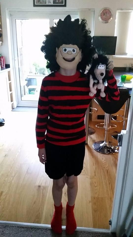Tracy Anne Wood - My son as Dennis the Menace at Moorlands Primary School.