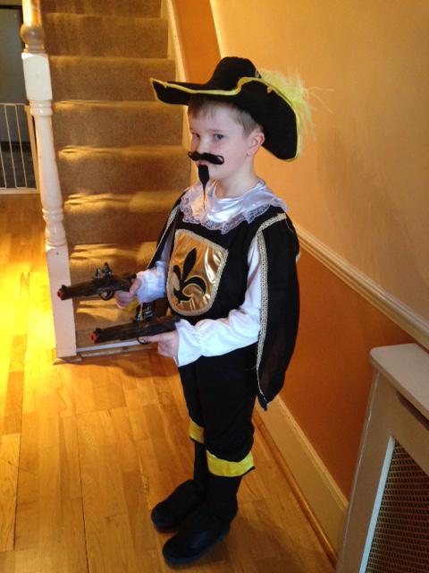 Jake Campbell age 9 Ludlow Junior School

Porthos the Musketeer!