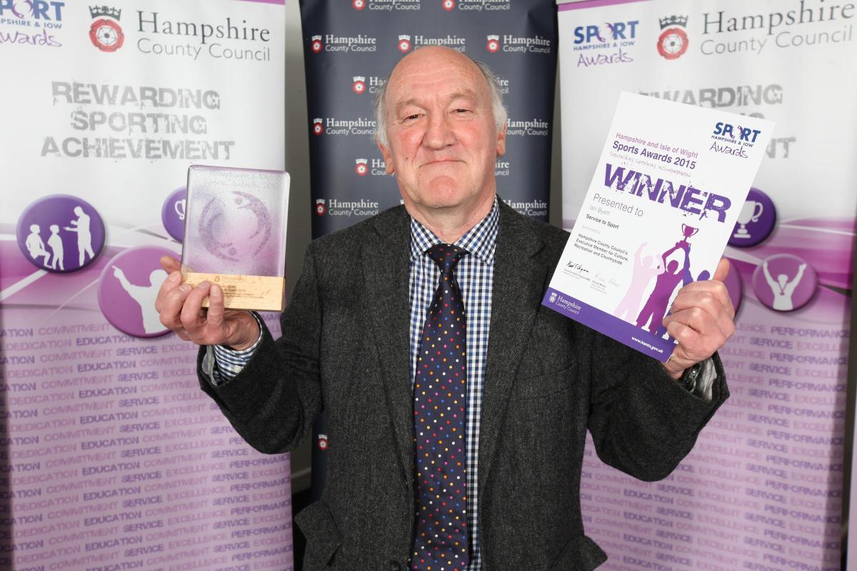 Hampshire and Isle of Wight Sports Awards, Ian Byett, service to sport.