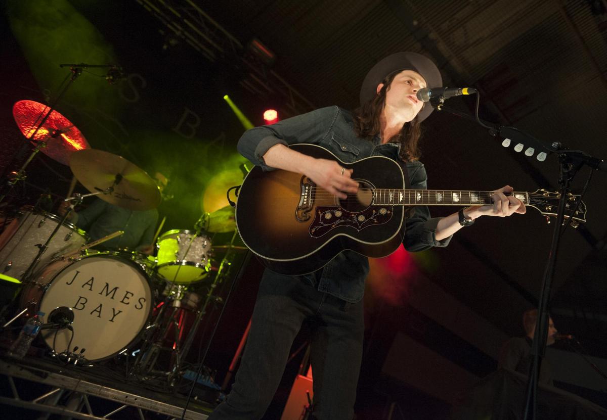 James Bay performing in Hampshire. Picture by www.hollowayphotography.co.uk