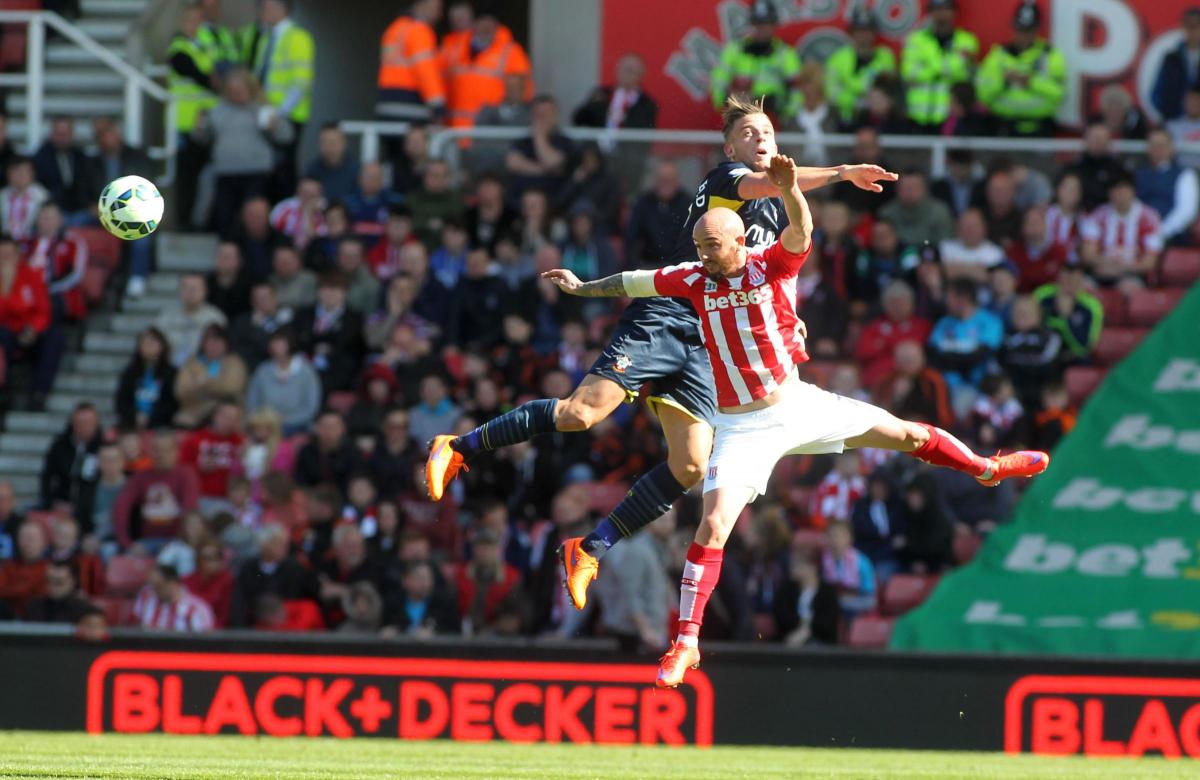Stoke v Saints. The unauthorised downloading, editing, copying or distribution of this image is strictly prohibited.
