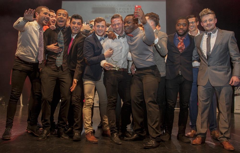 Solent University Sports Awards - Team Solent Men's Football won the Big Wave Media Outstanding Achievement and SES Autoparts Team of the Year Local Leagues and Cup