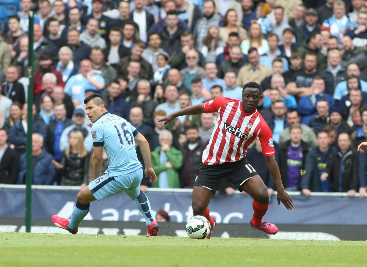 Manchester City v Saints. The unauthorised downloading, editing, copying, or distribution of this image is strictly prohibited.