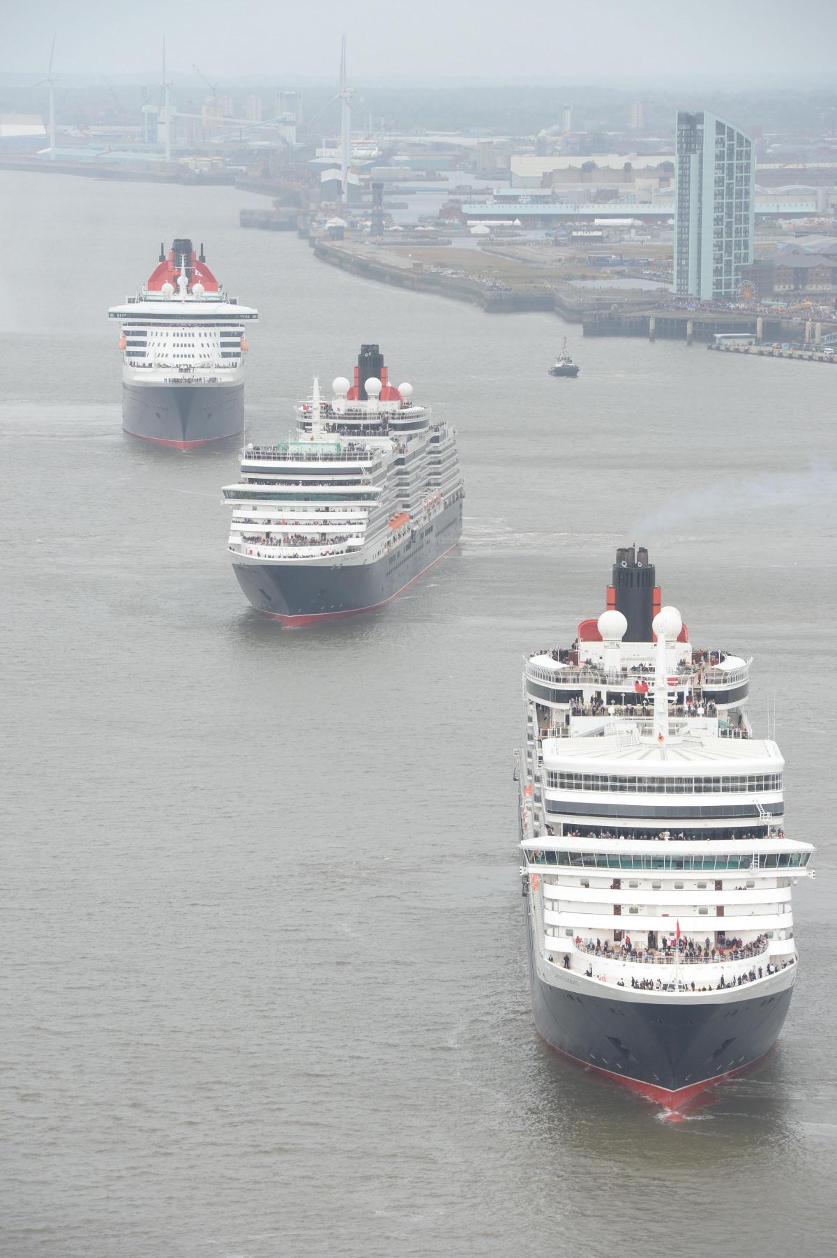 Cunard Anniversary: Three Queens in Liverpool