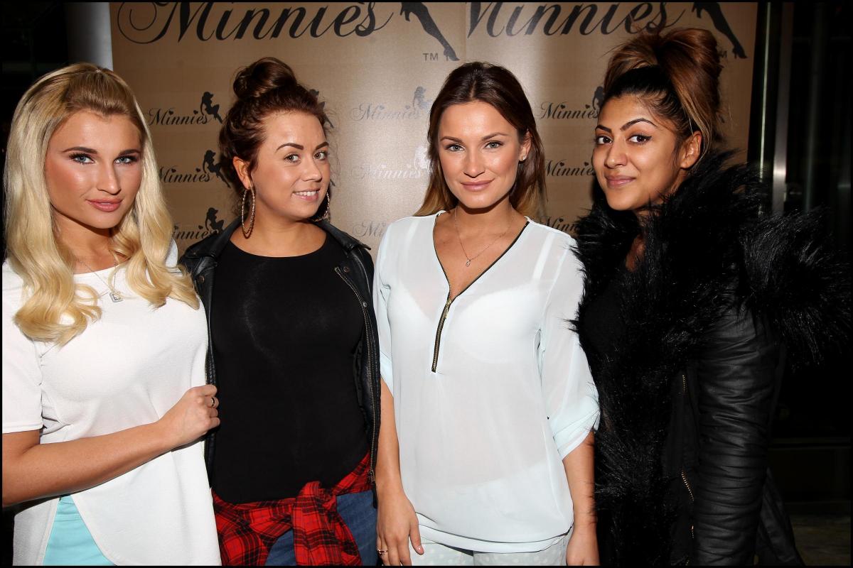 Sam and Billie Faiers with Becca McCormack and Henna Ahmed