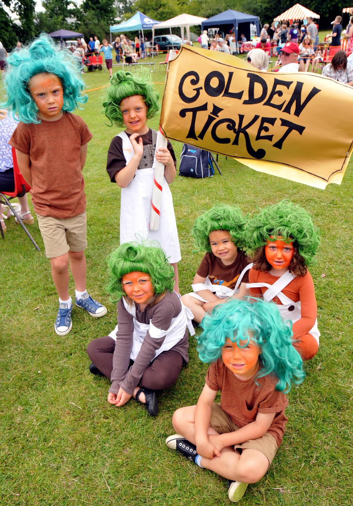 Oompa Loompas from Charlie and the Chocolate Factory.