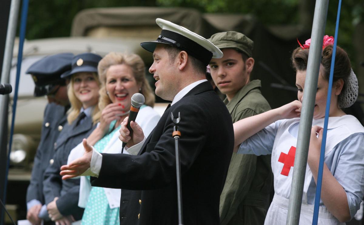 Battle of Britain festival held by Rotary Club Southampton West at the Concorde Club Garden, Eastleigh.