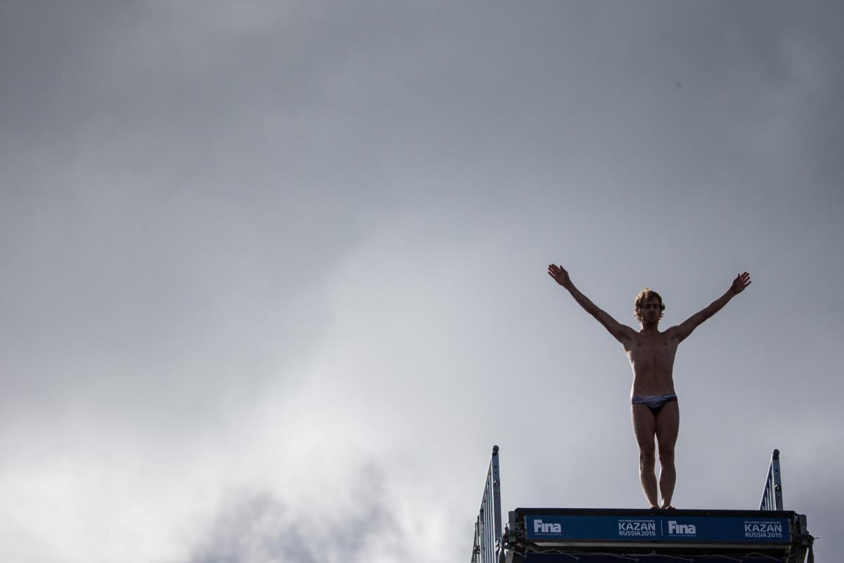 Diver Gary Hunt wins World Championships