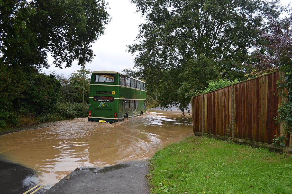 Flooding in Woolston Road and Grange Road. By Paul Evans