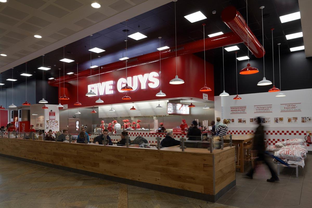Burger-lovers will be well served at WestQuay Watermark, with Five Guys also involved