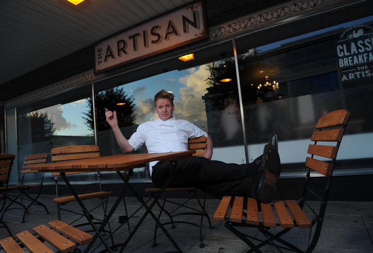 Gordon Ramsay lookalike opened The Artisan cafe.