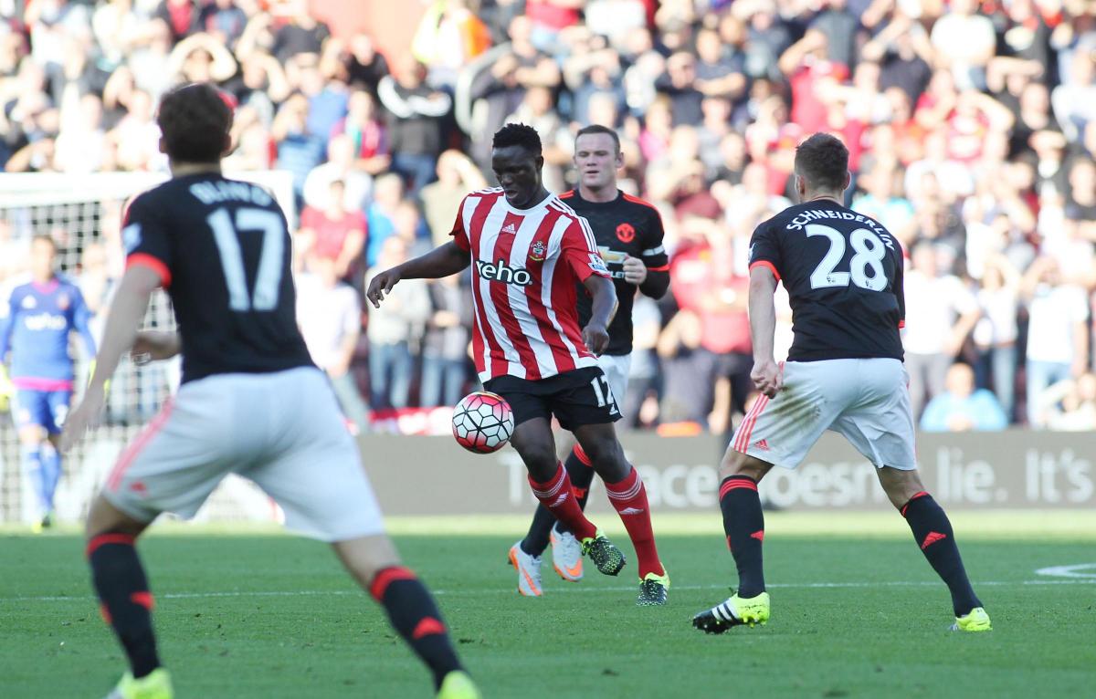Picture from the Barclays Premier League match between Saints and Manchester United. The unauthorised downloading, editing, copying, or distribution of this image is strictly prohibited.