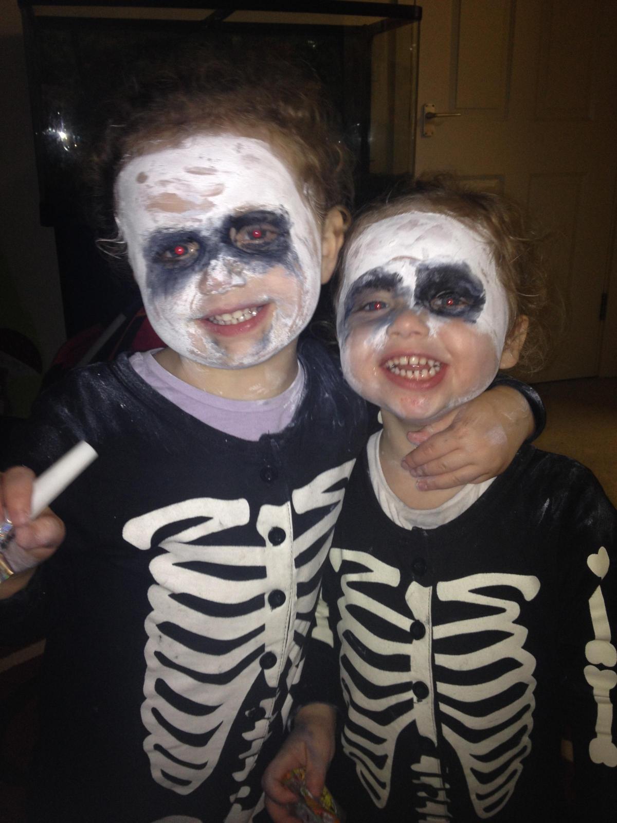 Halloween 2015. Erin and Khloe.