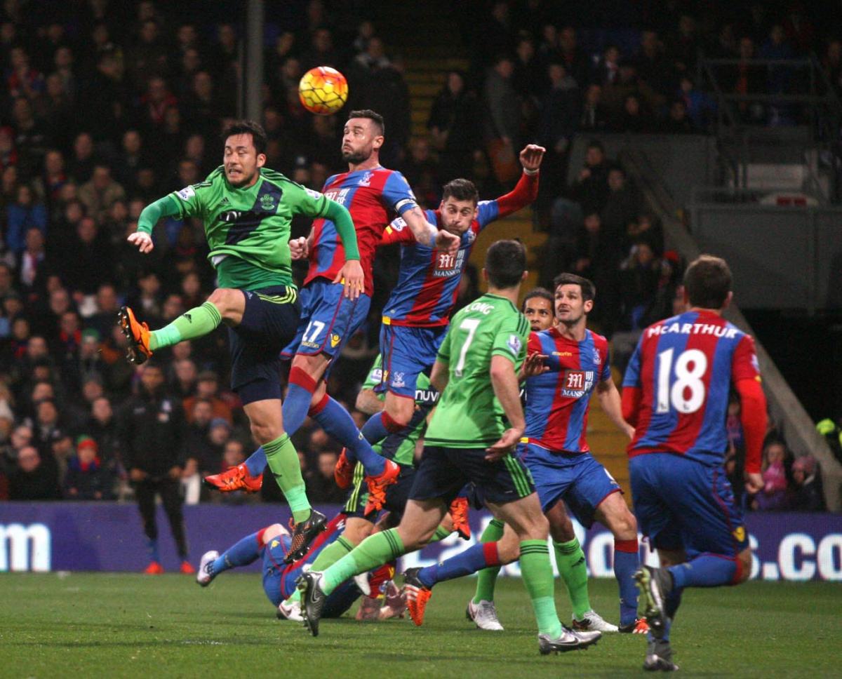 Crystal Palace v Saints in the Barclays Premier League