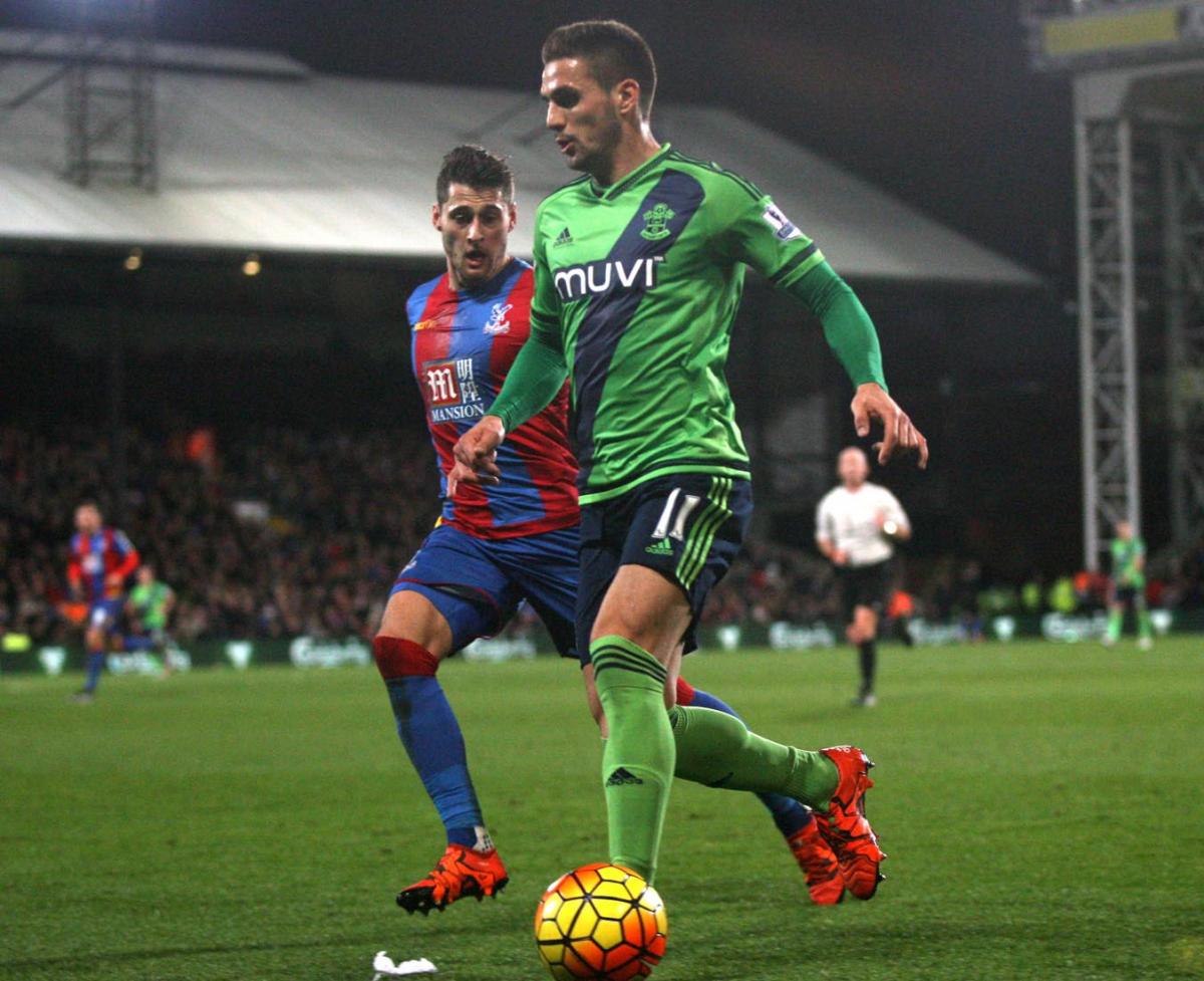 Crystal Palace v Saints in the Barclays Premier League
