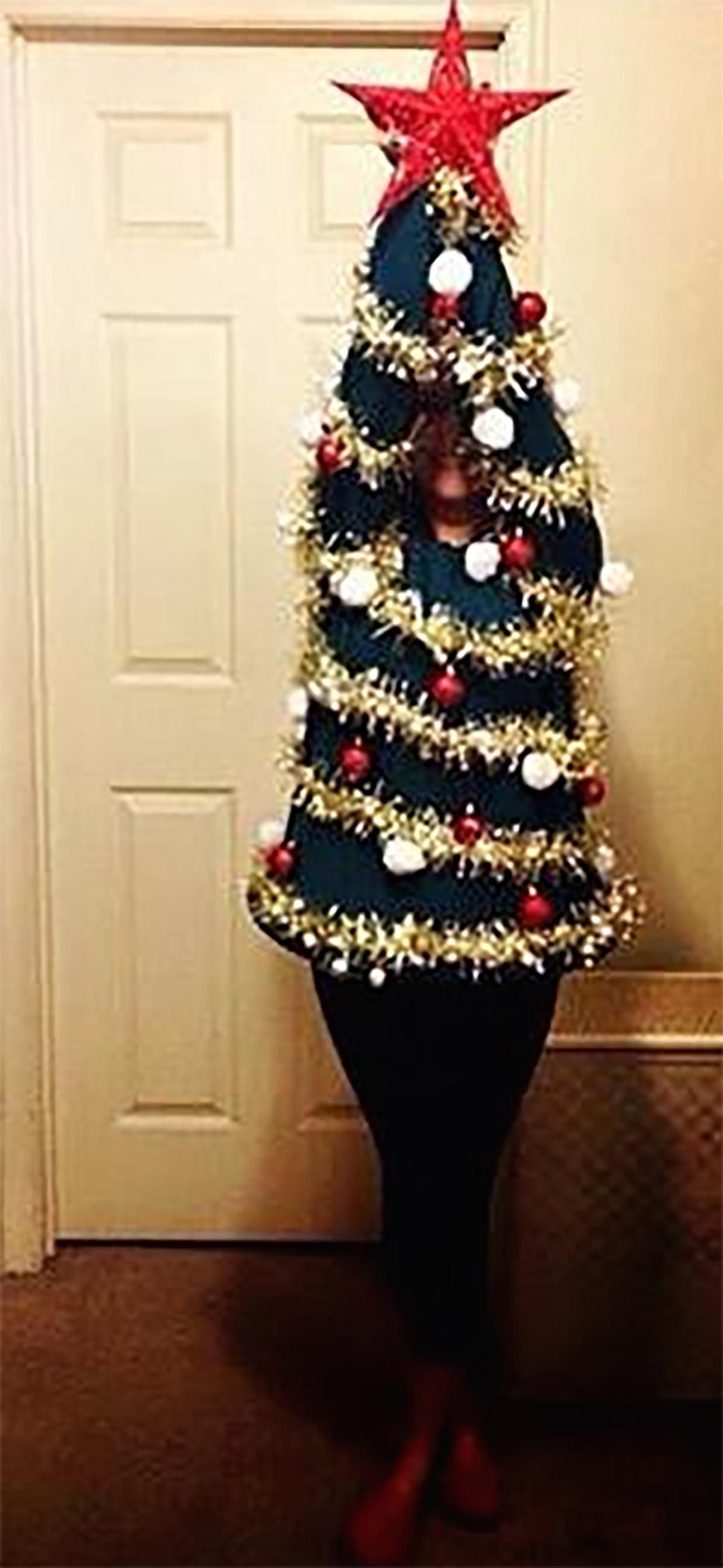 Petra Driscoll, winner of Banana Moon's Christmas jumper competition
