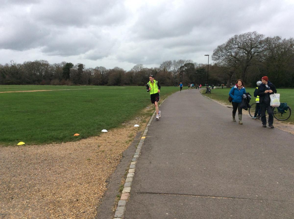 New Year's Day Park Run at Southampton Common