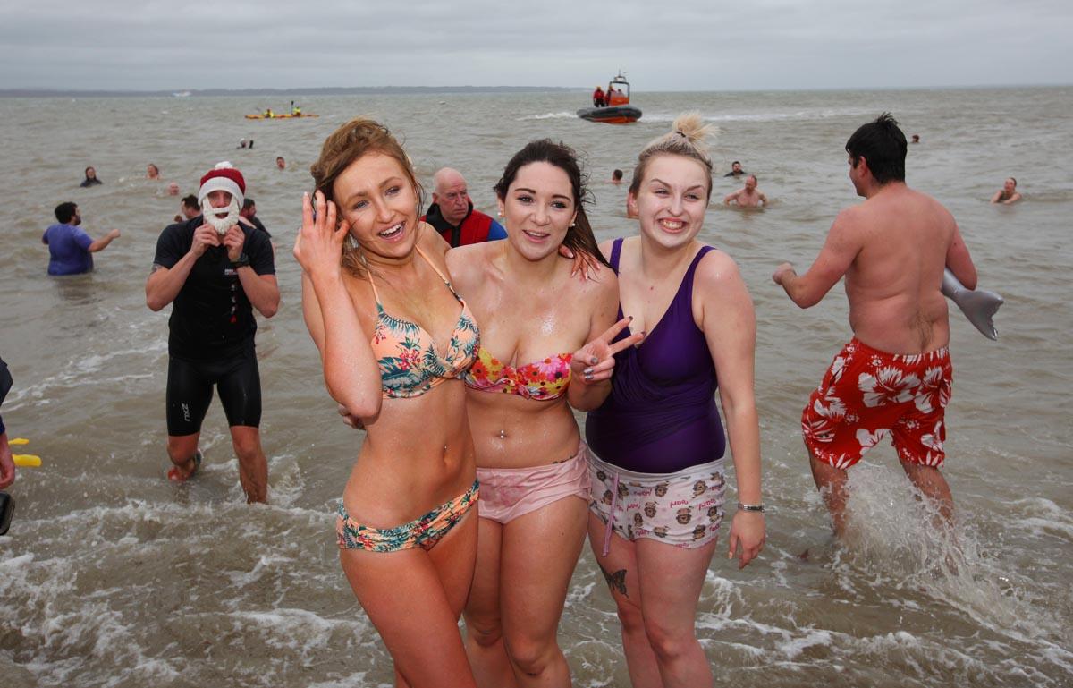 New Year's Day Swim in Gosport