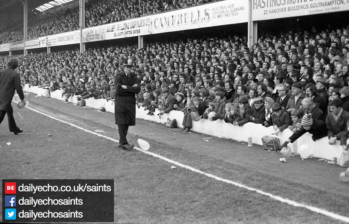 Photographs from Southampton FC's 1976 FA Cup run - Saints v Aston Villa at The Dell.