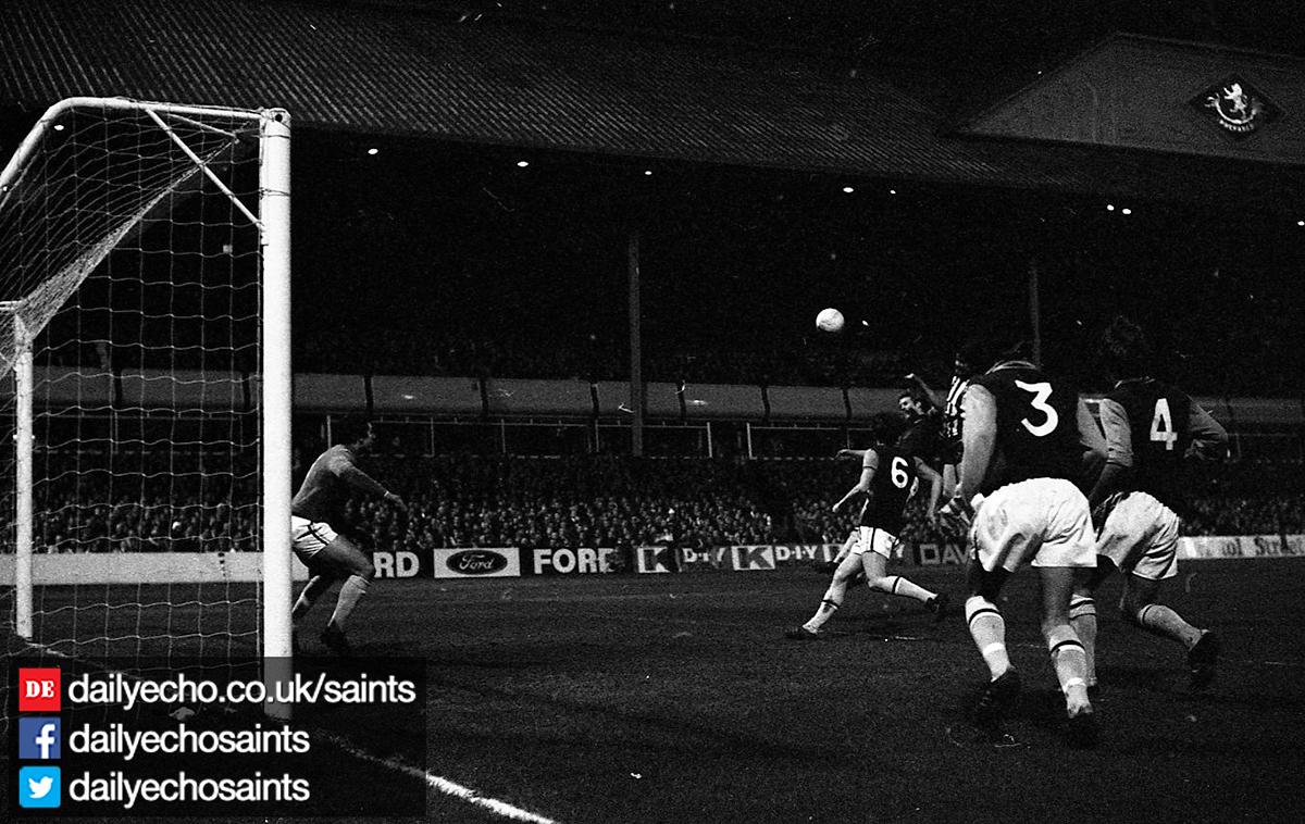 Photographs from Southampton FC's 1976 FA Cup run - Aston Villa v Saints at Villa Park