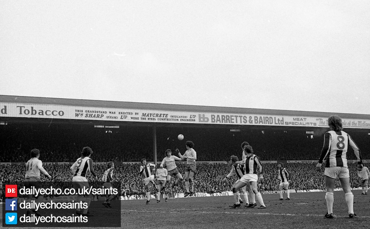 Photographs from Southampton FC's 1976 FA Cup run - West Bromwich Albion v Saints at The Hawthorns 