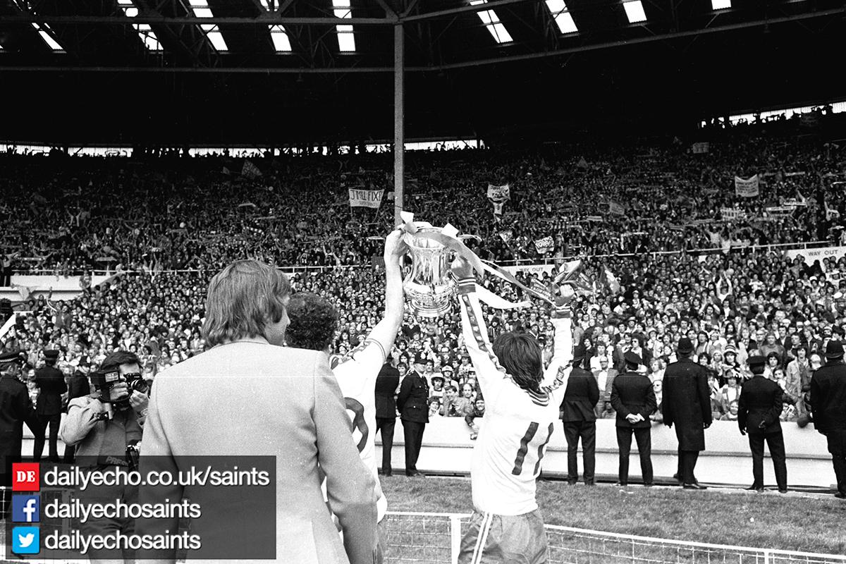 Photographs from Southampton FC's 1976 FA Cup run - Saints v Manchester United in the final at Wembley