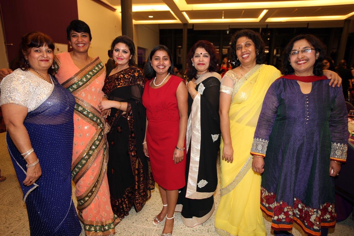 L-r Kamla Sharma, Sutapa Mukherjee, Haimanti Kumar, Chhaya Karode, Suparna Kundu, Sanhya Banerjee and Purba Ghosh