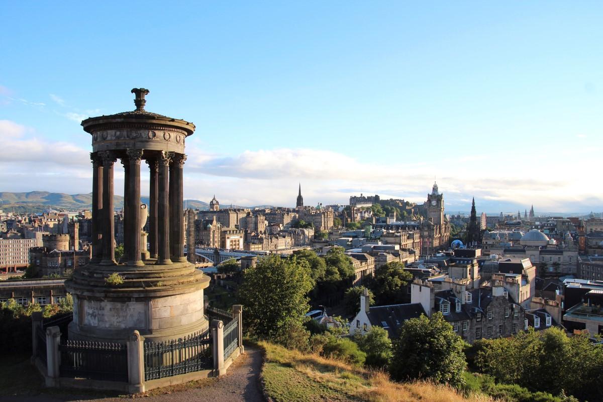 Scotland's first entry, Edinburgh, rounds off the top ten