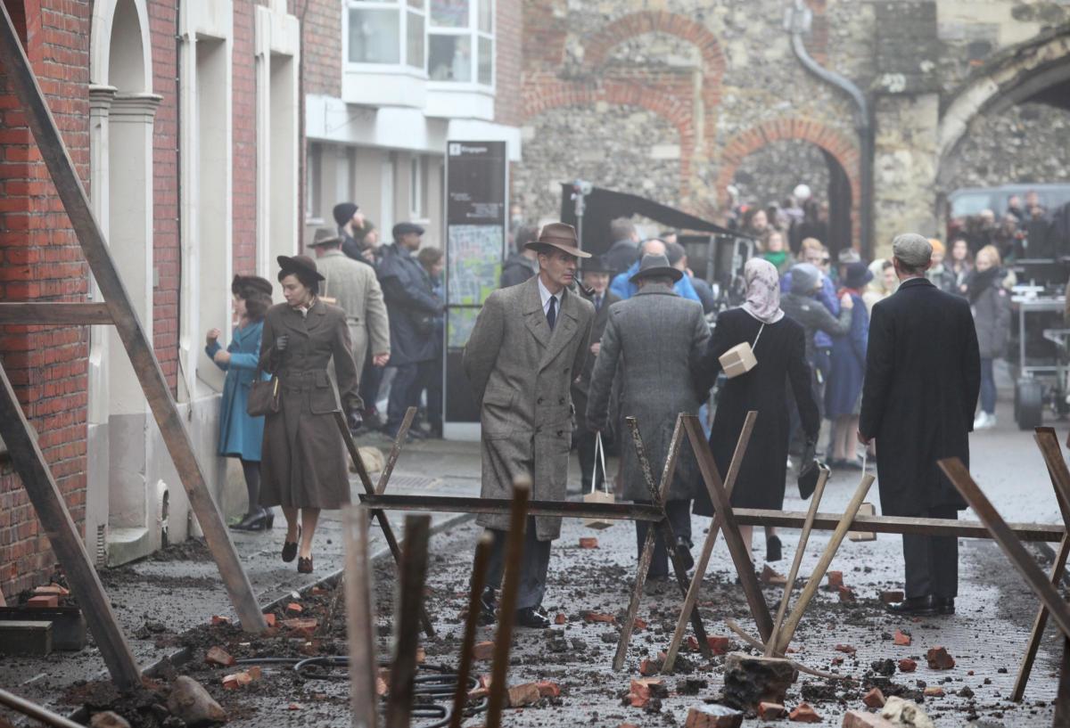 Filming of The Crown in Winchester