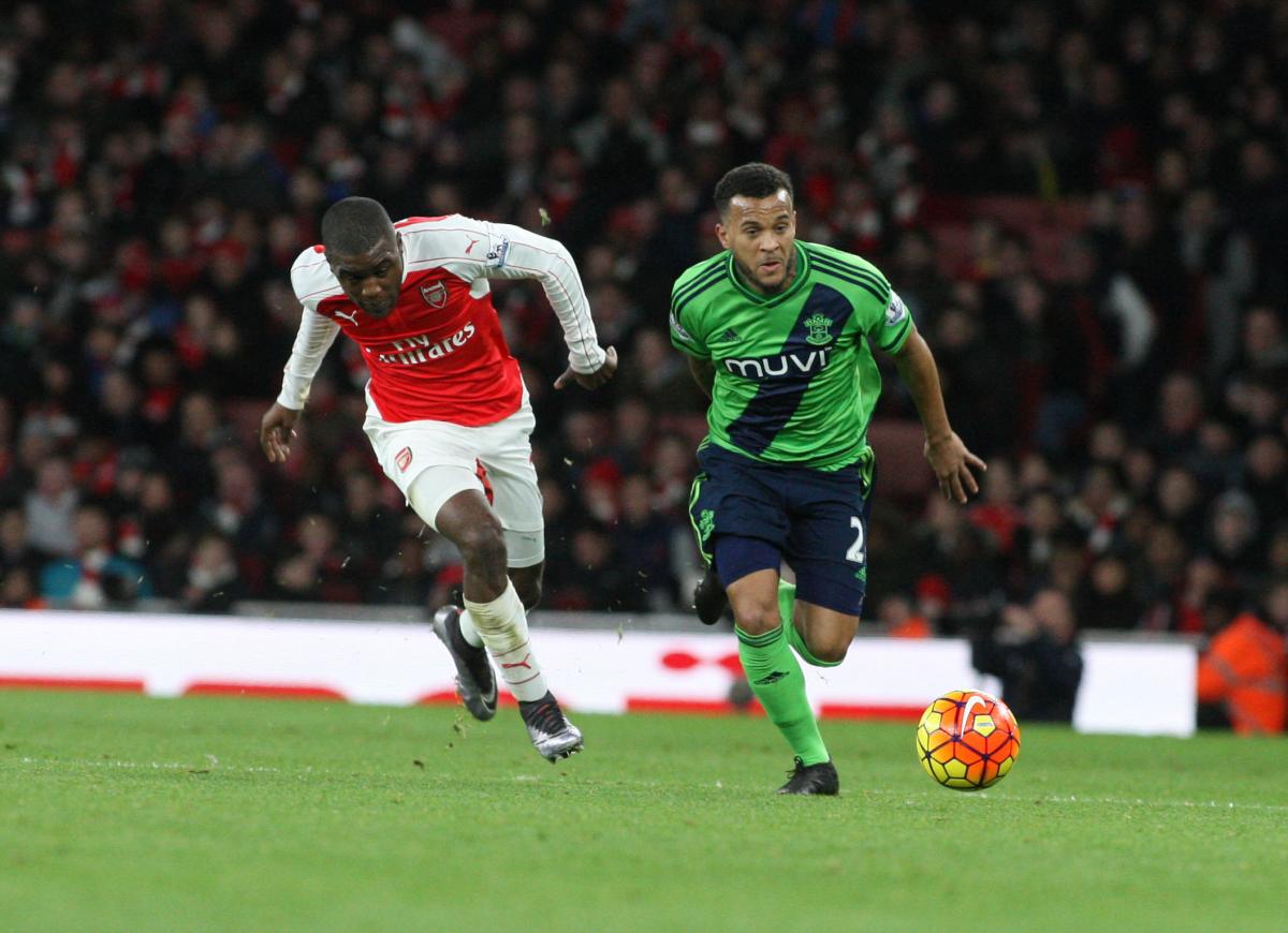 The Barclays Premier League clash between Arsenal and Southampton at the Emirates Stadium. The unauthorised downloading, editing, copying or distribution of this image is strictly prohibited.